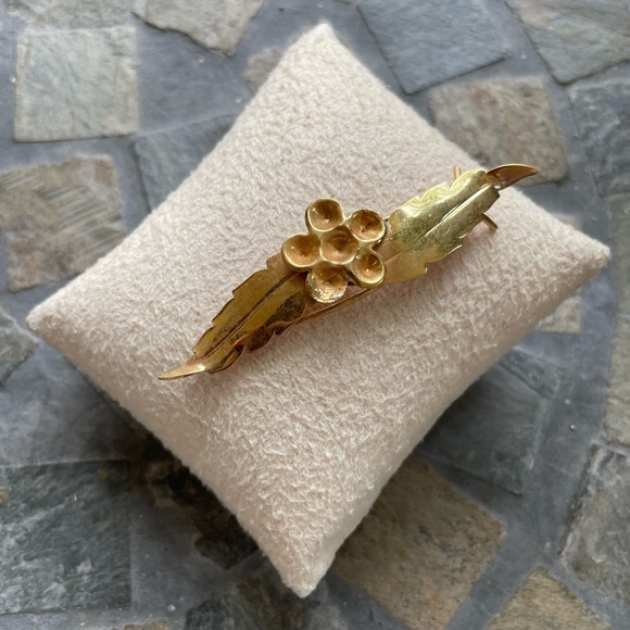 Accessories - VTG 14K gold plated sterling silver hair clip